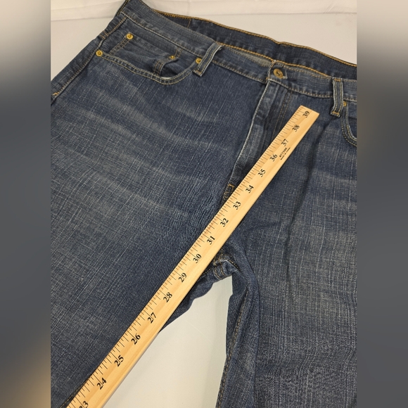 Levi Strauss & Co 569 Classic Blue Denim Straight Leg Jeans Size 38x32 H-3319 - Picture 6 of 11
